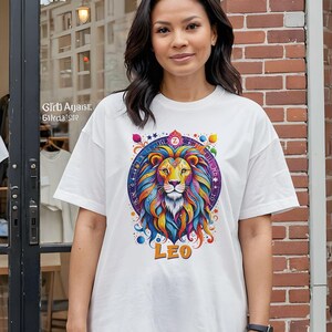 Leo Zodiac T-Shirt, Astrology Zodiac Tee