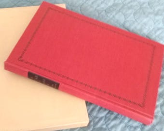 Vintage "The Vicar of Wakefield" by Olivier Goldsmith Illustrated by John Austen Bond in Faux Leather   Hardback Book classic fiction Novel