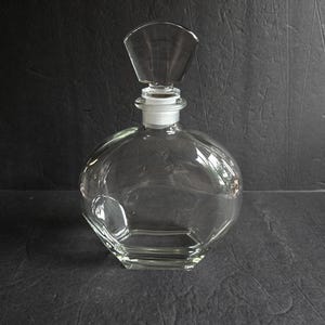 Vintage Decorative Glass Decanter With Stopper