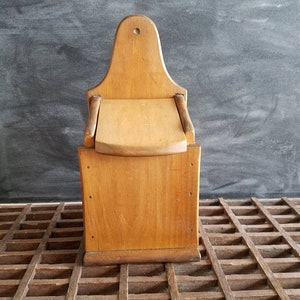 Vintage Wooden Salt Spice Box
