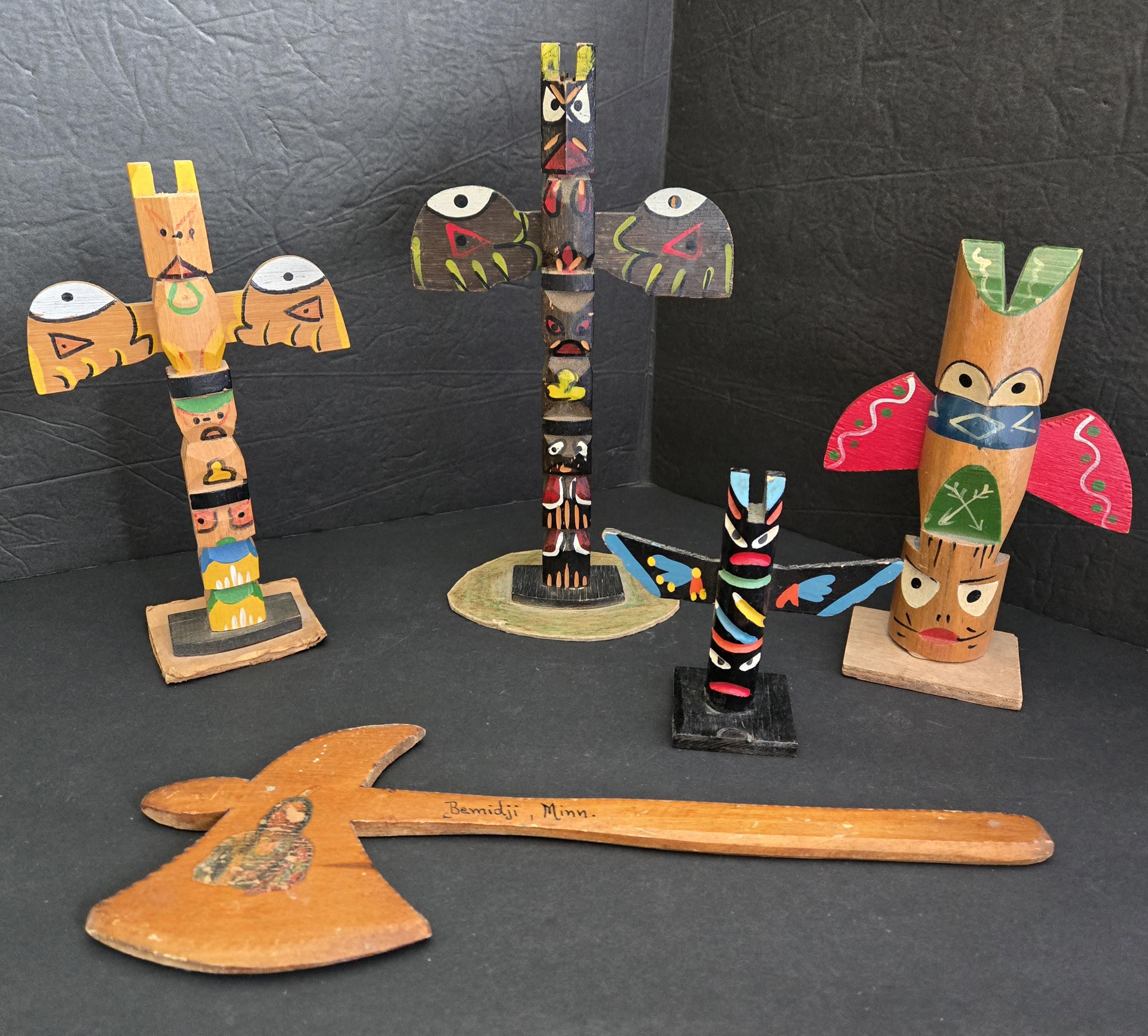 Chippewa Totem Pole - Etsy