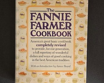 Vintage 1980 HC With DJ The Fannie Farmer Cookbook Twelfth Printing 811 Pages