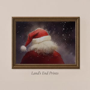 Vintage Secret Santa Printable: Rustic Christmas Wall Art (Digital Download) | 2412-14