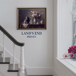 Mesa de té victoriana con monos y rosas (imprimible) / 2510-90 imagen 6