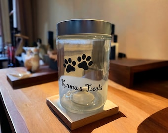 Dog cookie treat Jar Canister