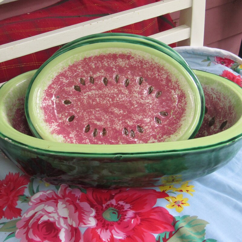 Image showcasing Watermelon Bowls - Etsy