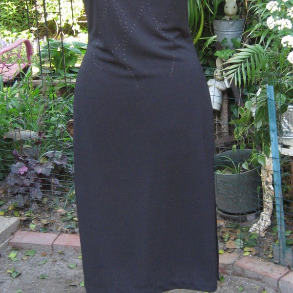 Vintage Rampage Little Black Clubbing or Cocktail Dress Size 7