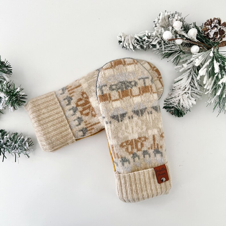 etsy sweater mittens
