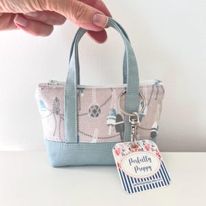 Bolso tote pequeño, minibolso con cremallera, llavero, neceser pequeño, regalo chic