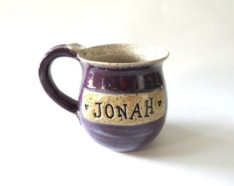 Child size mug, personalized mug for child, custom color mug, child gift