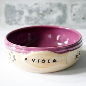 Food Bowl for Cat, custom name bowl, pet food bowl image 3