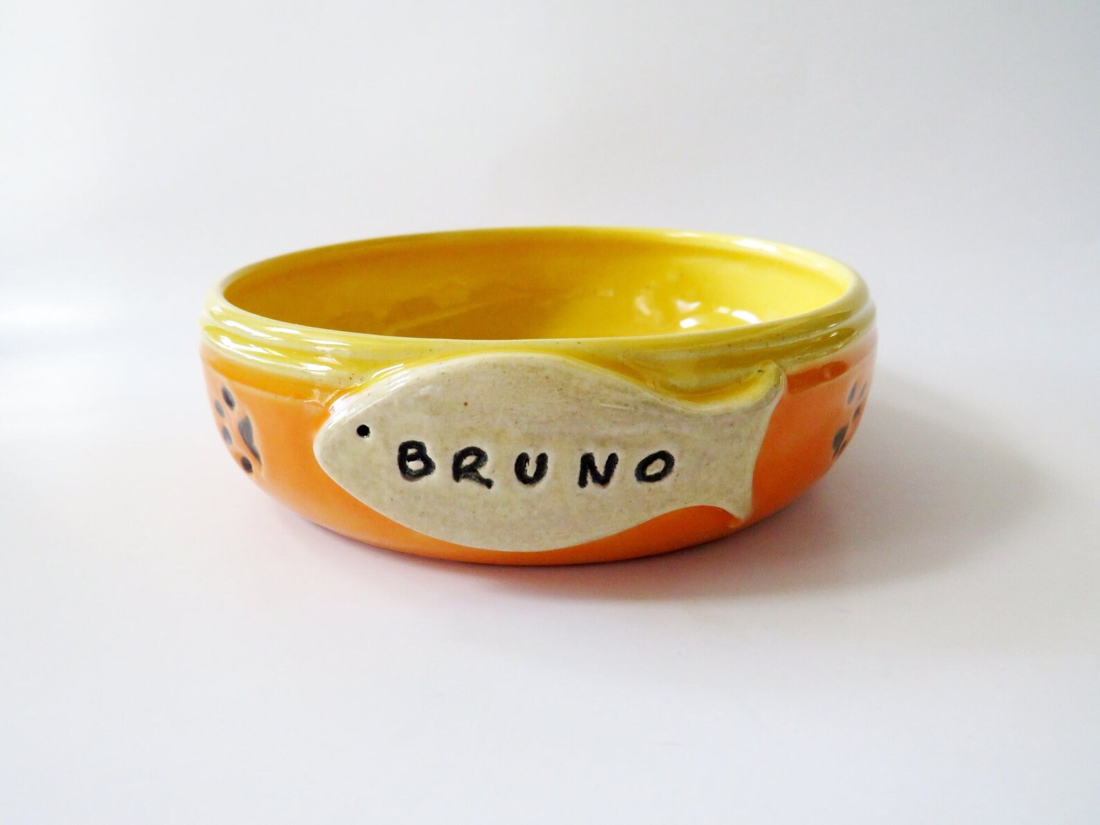 Custom Cat Food Bowl Personalized With Name Pet Bowl Etsy