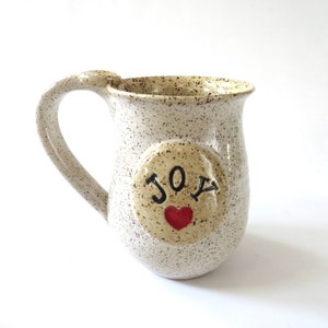 Personalized Speckled Stoneware Mug: Handmade Custom Name Cup