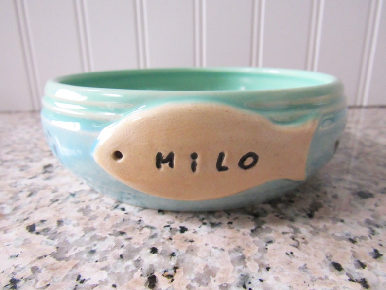 Food Bowl for Cat, custom name bowl, pet food bowl image 6