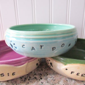 Food Bowl for Cat, custom name bowl, pet food bowl image 10