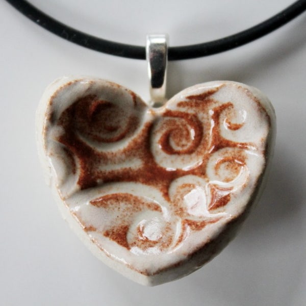 Handmade Heart Pendant Necklace