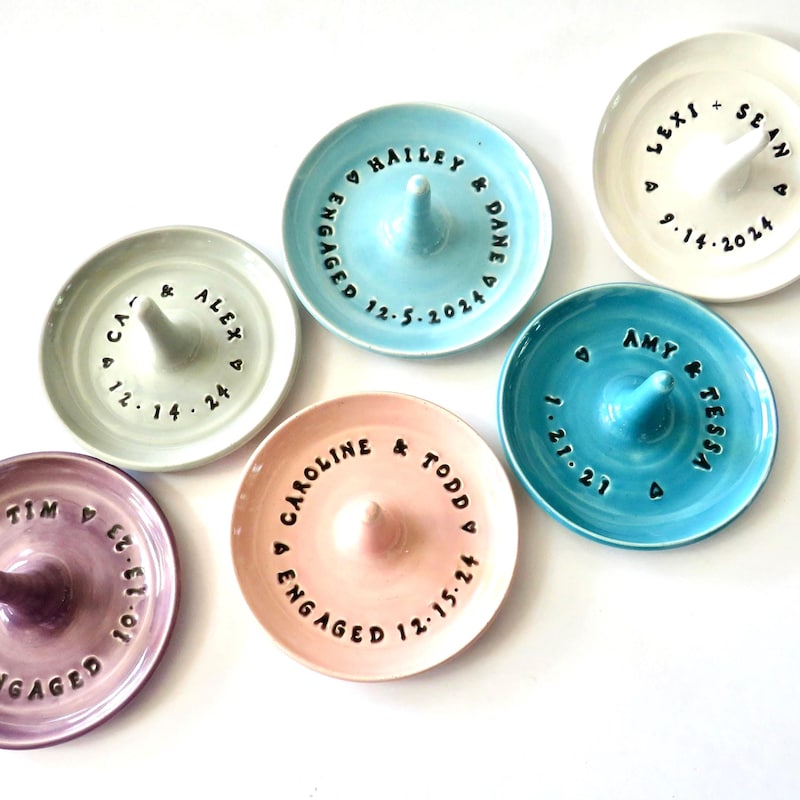 Custom Stamped Ring Dish - Etsy