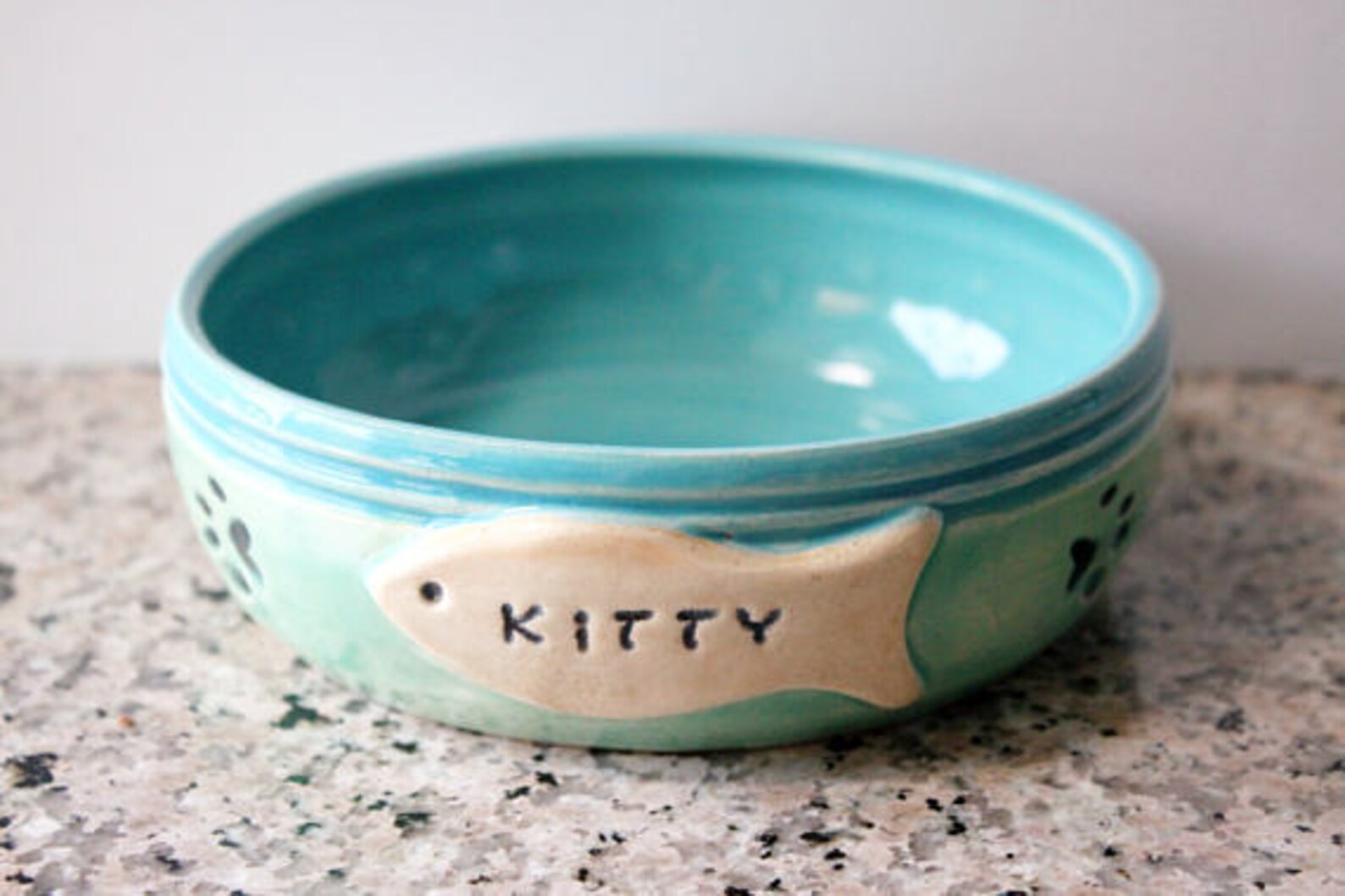 Custom Cat Food Bowl Personalized with Name Pet Bowl 34 Etsy