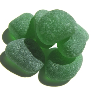 Emerald Green Sea Glass Jewelry Quality Beach Glass Lot, For Art, Design, Mosaics, Seaglass Supplies image 1
