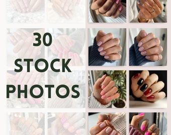 Short Nail Gel Manicure Stock Photos, Beauty Marketing, Short Nail Gel Manicure Photos, Beauty Stock Photos, Stock Images, Beauty Marketing