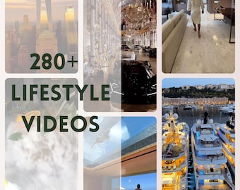 280+ MRR Luxury Lifestyle Videos, Luxe Reels, Faceless Marketing, Done For You, Short Videos, PLR, Youtube Shorts, Instagram Reels