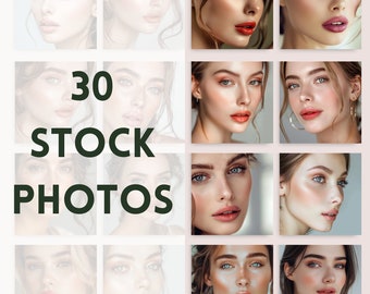 Fresh Daytime Makeup Stock Photos, Beauty Marketing, Digital Marketing, Aesthetic Instagram Post,Makeup Artists,Commercial Use,Makeup Images