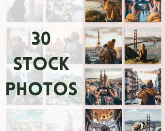 Foto di viaggio, punti di riferimento, social media, immagini di viaggio, foto di viaggio, foto di blog di influencer di viaggio, PLR, diritti RR, pronti all'uso