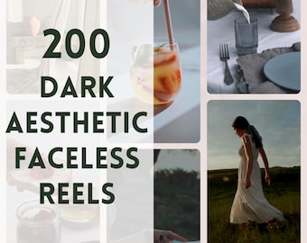 Dark Themed Videos, Dark Aesthetic Reels, Dark Reels, Youtube Shorts, TikTok Reels, Master Resell Rights, Social Media Manager