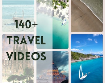 Faceless Travel Videos, PLR MRR, Social Media Content, Faceless Marketing, Vacation Instagram Reels, Beach Videos, Summer Videos