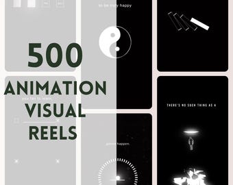 Visuella animationsvideor, konceptuella motivationsvideor, animationsshorts på YouTube, Instagram-videor, återförsäljarrättigheter