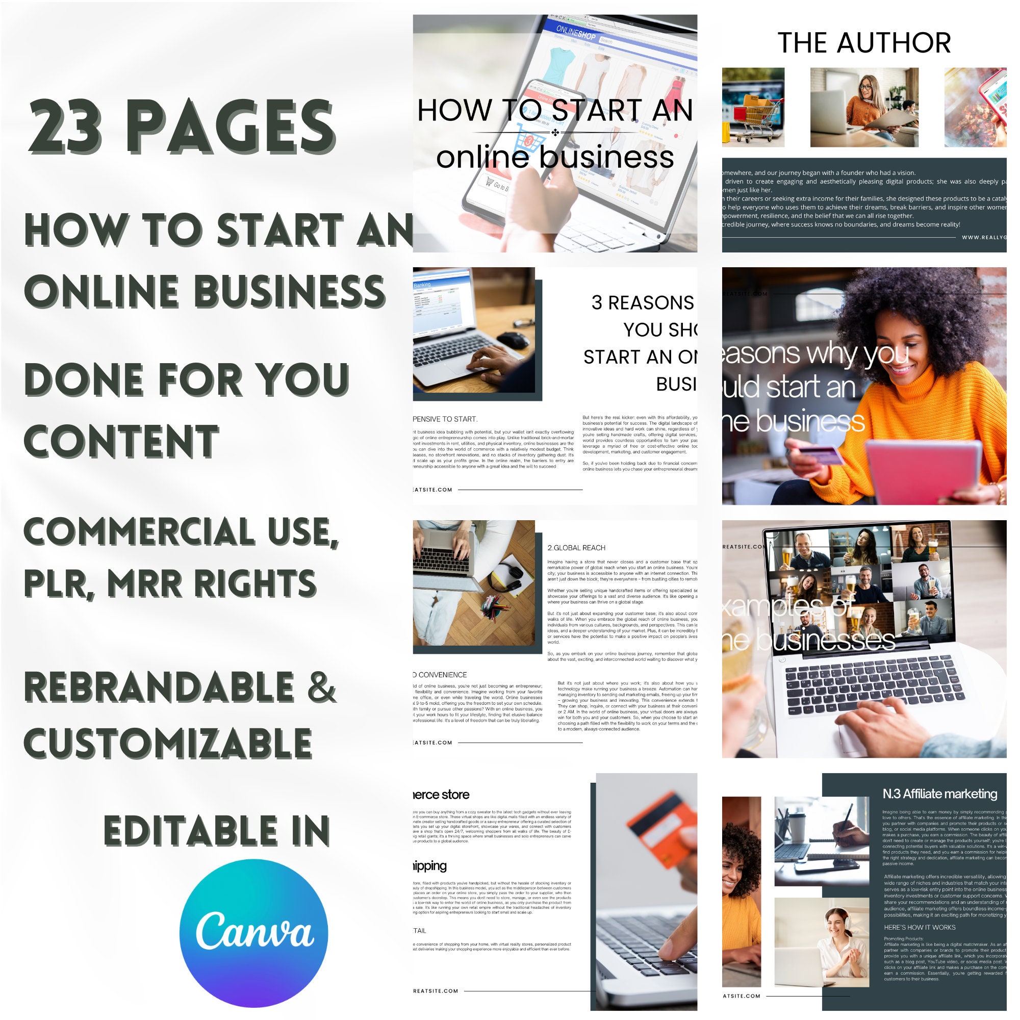 How to Start an Online Business, Done for You Guide, Master Resell ...