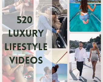 520 MRR Luxury Lifestyle Videos, Luxe Reels, Faceless Marketing, Done For You, Short Videos, PLR, Youtube Shorts, Instagram Reels