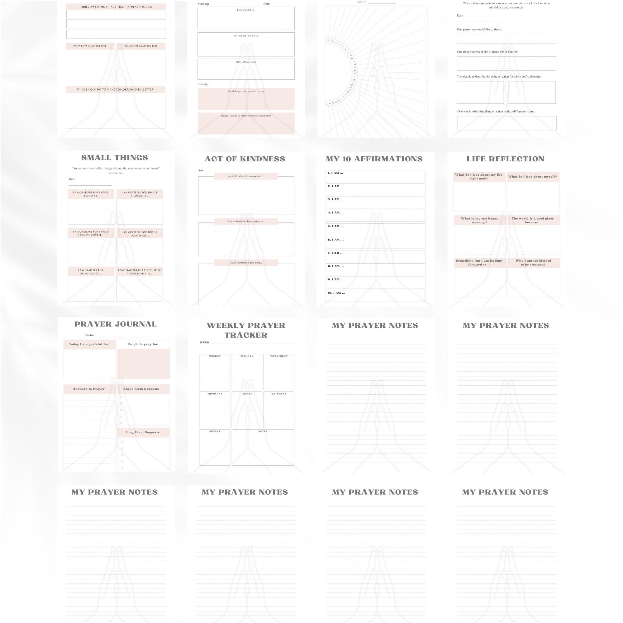 MRR Prayer Journal Printable, Bible Study Guide, Digital Bible Study ...
