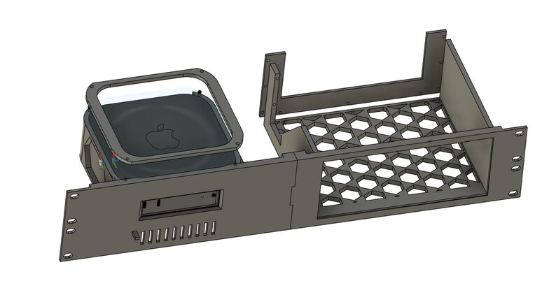 Apple Mac Mini M4 -- 2U Rack Mount With Minisopuru or Caldigit or Tray ...