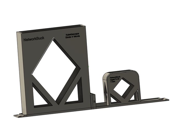 Apple TV 4K (2nd Gen) + Kaleidescape Strato V – 1U 19-Inch Rack Mount