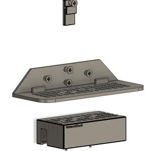 BGW320 Wall Mount with Charger Holder – Clean Pro Install + Screws & Brass Inserts
