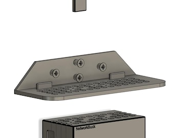 BGW320 Wall Mount with Charger Holder – Clean Pro Install + Screws & Brass Inserts