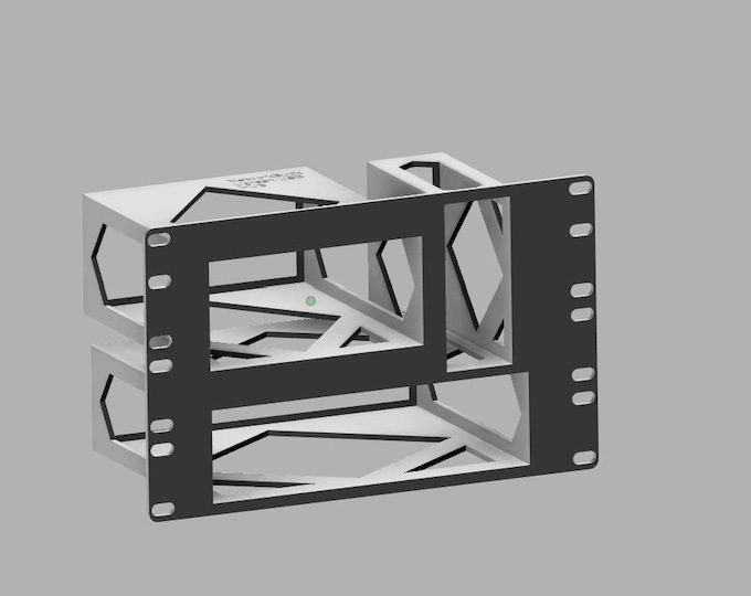 UGreen NAS + USB Hub + Umbrel Mini PC – 3-in-1 Rack Mount (10-Inch) 3.5U