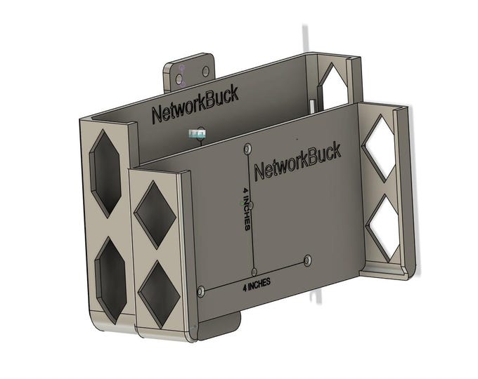 Legrand On-Q Panel Mount – Stacked for UCG Fiber & UniFi Flex 2.5G PoE