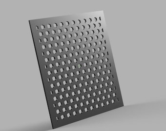 DeskPi RackMate T0 Skadis Side Plate – Vented Panel