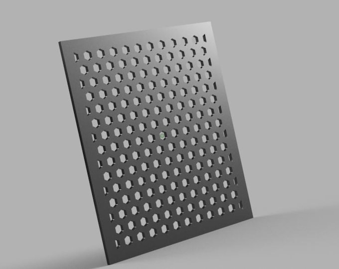 DeskPi RackMate T0 Skadis Side Plate – Vented Panel