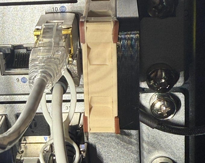 Fan Mount Bracket for UDM Pro WAN SF Module 40mm Fans