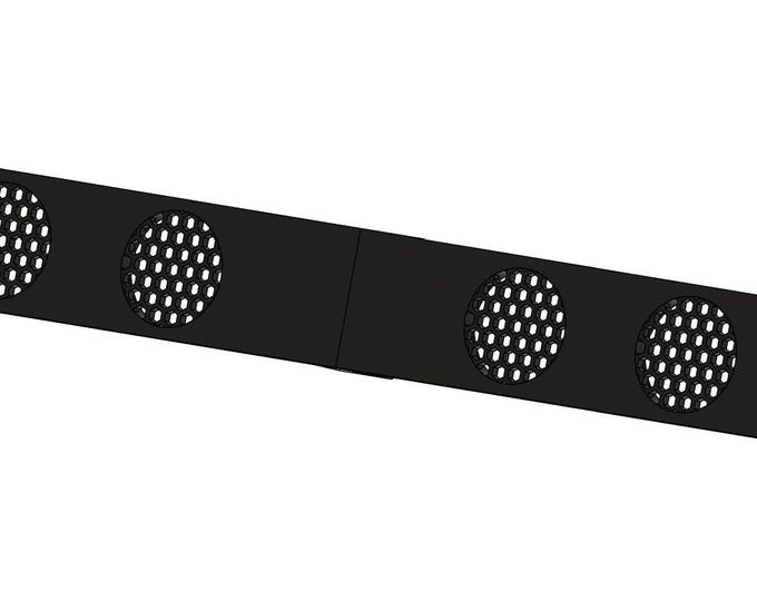 1U Rack Mount Cooling Bracket: 40mm Fan Mount