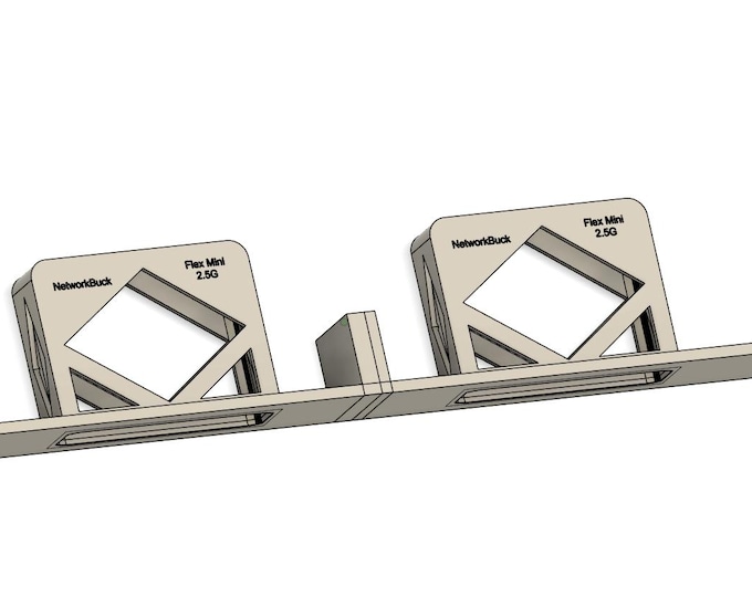 UniFi Flex Mini 2.5G (x2) – 1U Rack Mount (19-Inch)