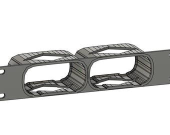 GL.iNet Comet Pro (GL-RM10) x3 - 1HE Rackhalterung (10 Zoll)