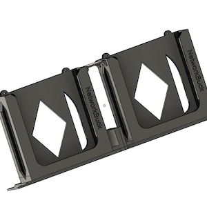 HP EliteDesk G3 or G4 Mini & Newer – 1U Rack Mount (19-Inch)
