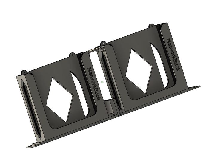 HP EliteDesk G3 or G4 Mini & Newer – 1U Rack Mount (19-Inch)
