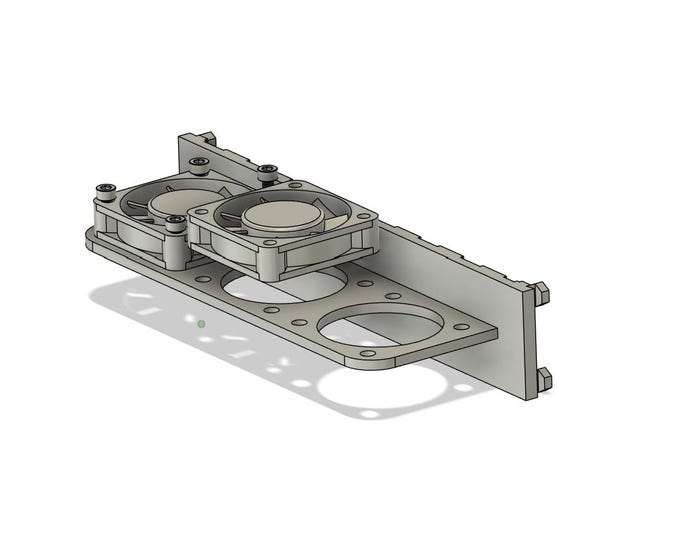 Legrand ONQ-30 Triple Fan Cooling Mount – Fits 3× 40mm Fans