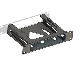 HP EliteDesk Mini G3 & 600 G9 – 1U Rack Mount (10-Inch) with Secure Locking