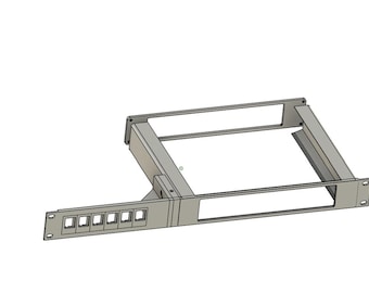 UniFi USW-Pro-8-PoE (120W) – 1U 19-Inch Rack Mount with Keystone Options